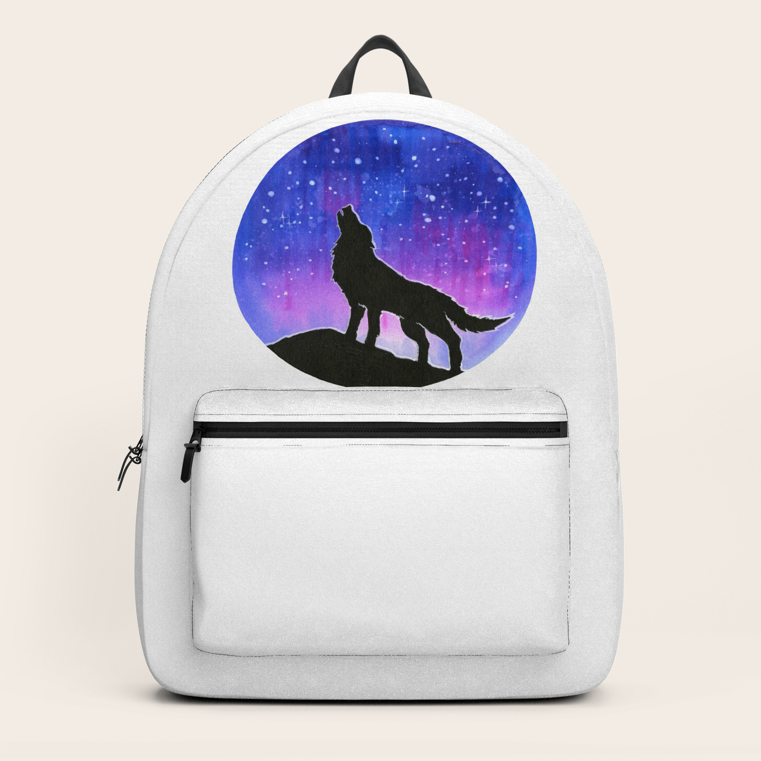galaxy wolf backpack