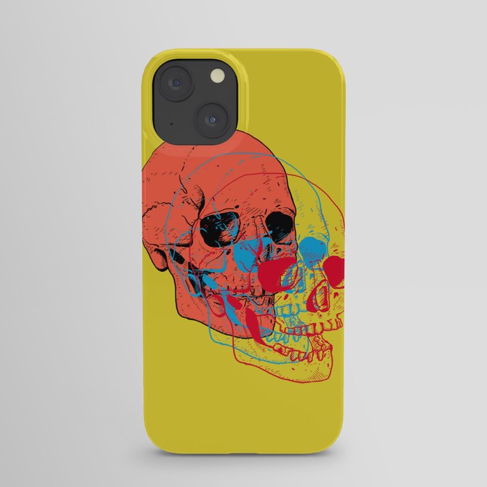 3D skulls iPhone Case