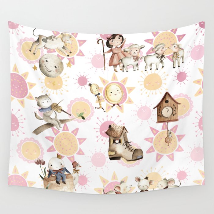 Wall tapestry nursery on sale