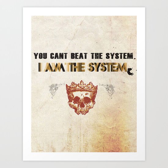 The System Art Print