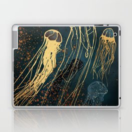 Metallic Jellyfish Laptop Skin