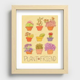 Plant Friend Recessed Framed Print