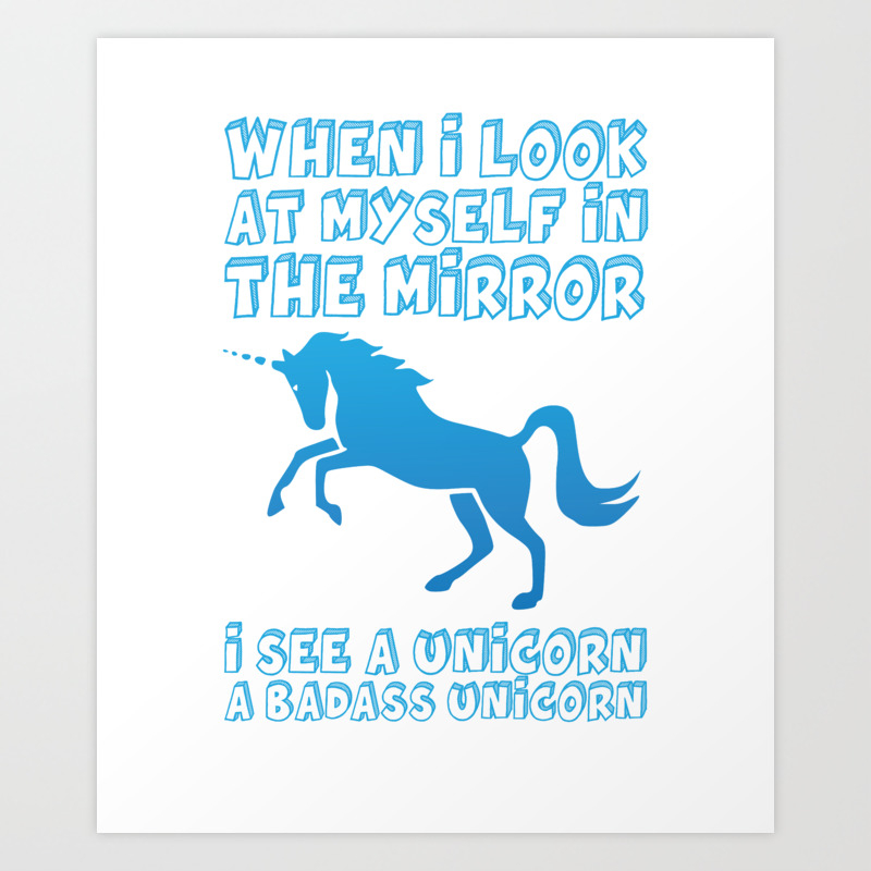 I See A Badass Unicorn Cool Unicorn Products Funny Bad Ass
