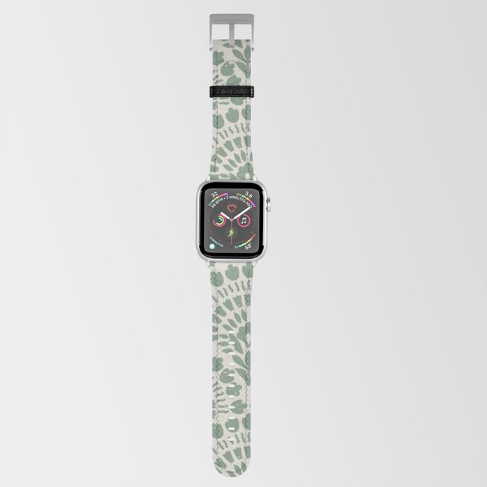 Art Deco Sage Green Boho Apple Watch Band