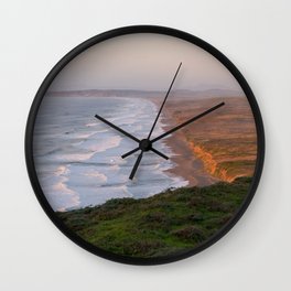 Point Reyes National Seashore Wall Clock | Landscape, Ocean, Surf, Pacificocean, Coast, Coastline, Pointreyes, Nature, California, Sky 