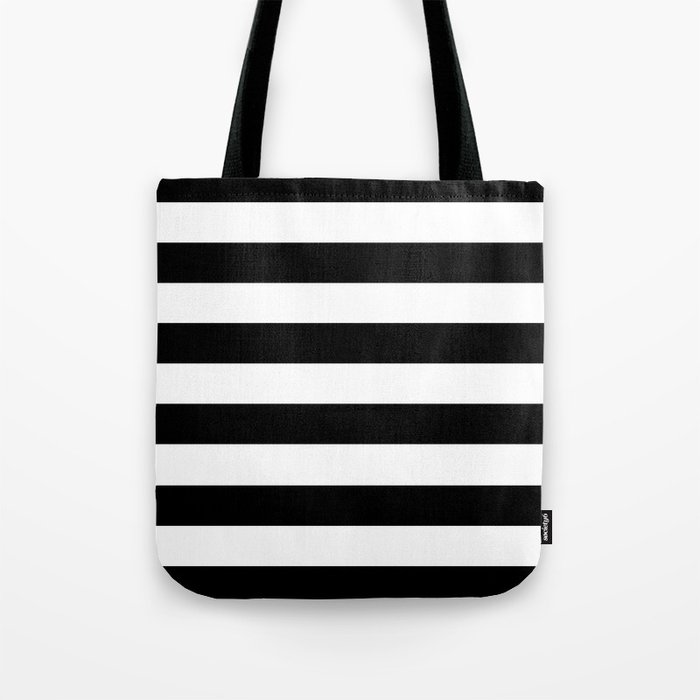 Black & White Horizontal Stripes