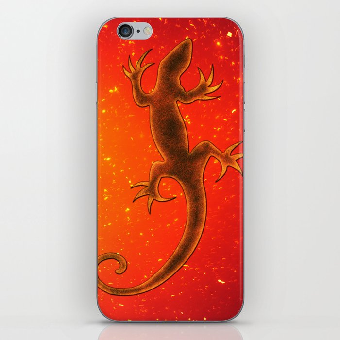 Fire Lizard iPhone Skin