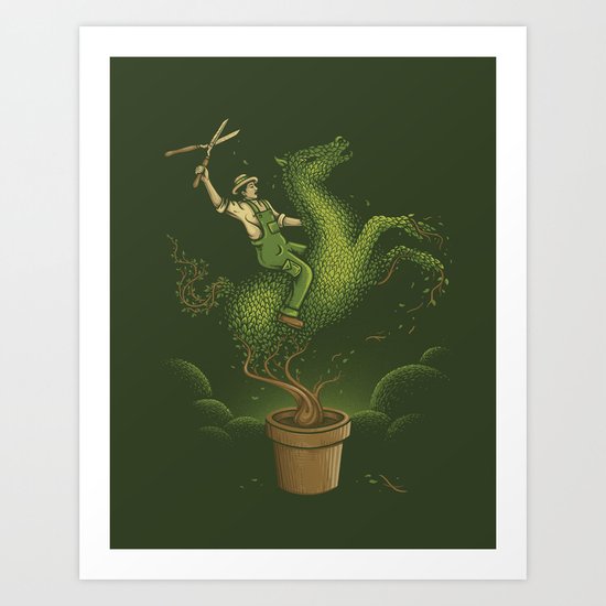 Wild Garden Art Print