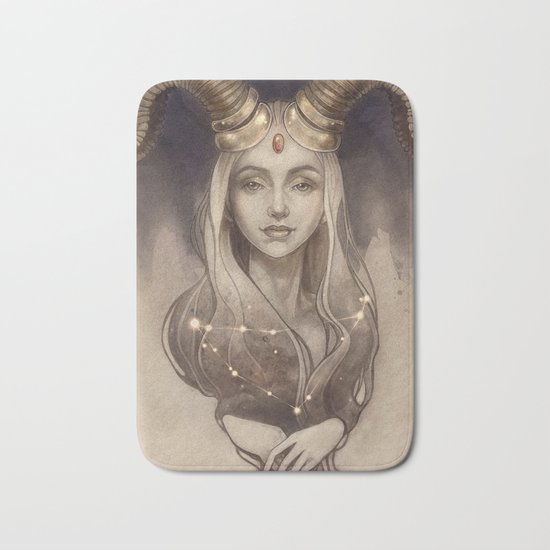 Zodiac Capricorn Bath Mat