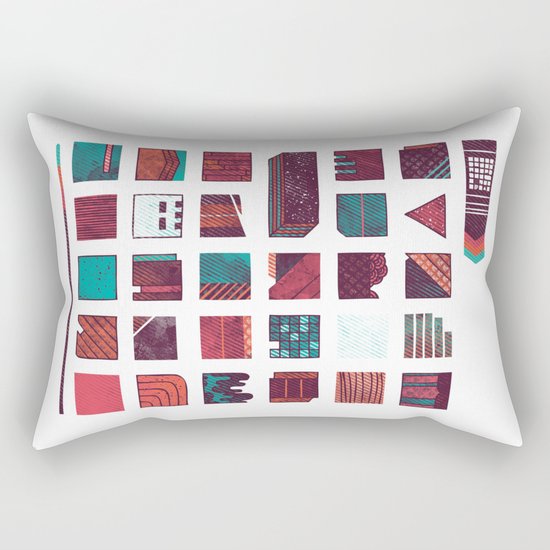 Swatches Rectangular Pillow