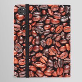 Coffee beans pattern iPad Folio Case
