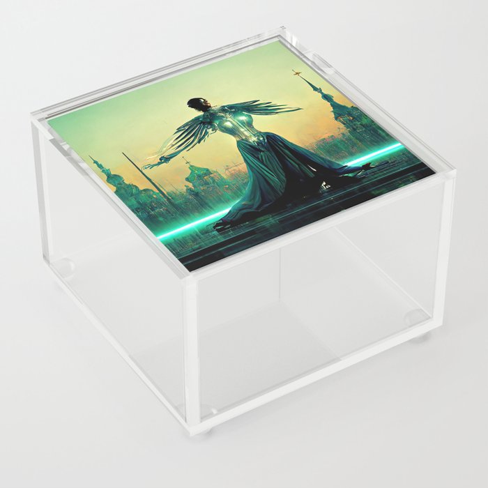 Cybernetic Angel Acrylic Box
