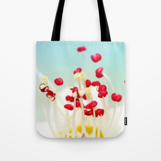 Blooming Candy Red Tote Bag