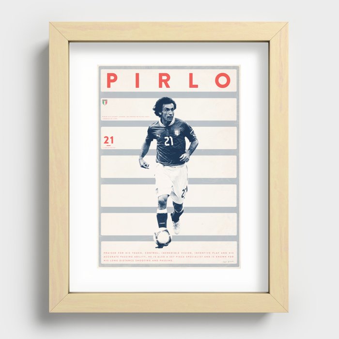 Pirlo Recessed Framed Print