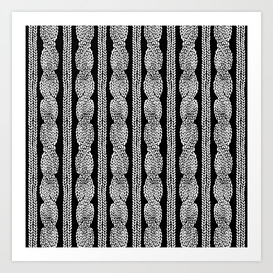 Cable Row B Art Print