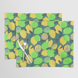 When Life Gives You Lemons dk green Placemat