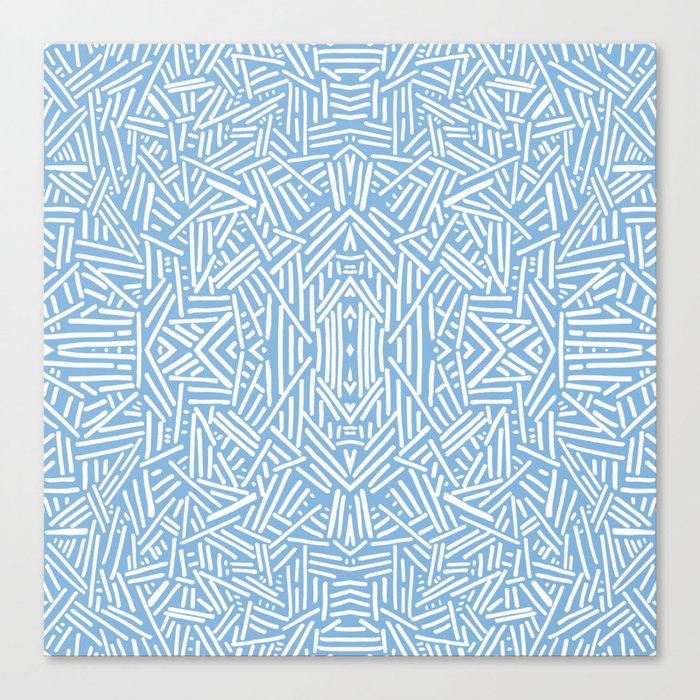 Radiate - Placid Blue Canvas Print