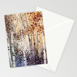 4 season watercolor collection - autumn Stationery Card