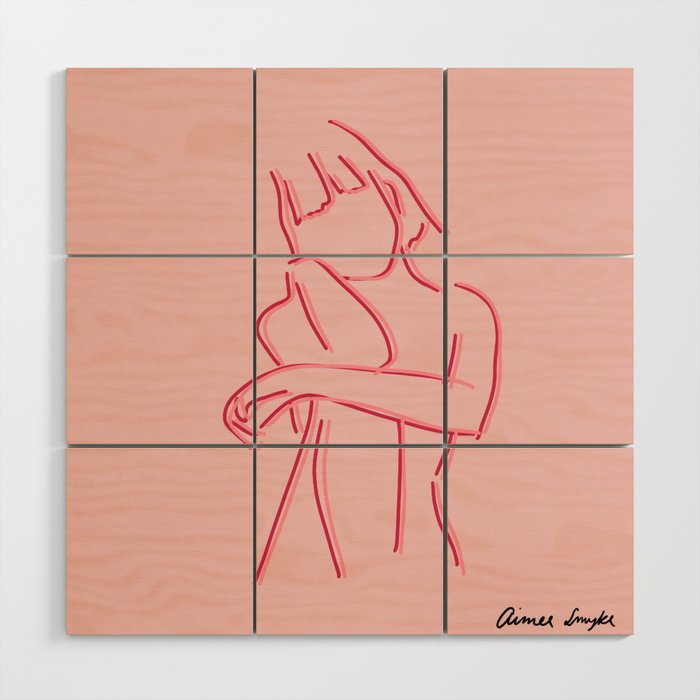 Pink Gal Wood Wall Art