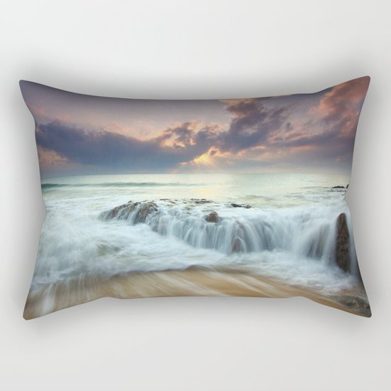 Sunrise sea sky 4 Rectangular Pillow