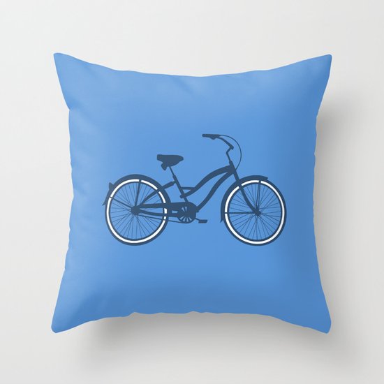 Bike I Throw Pillow by Zeke Tucker Society6
