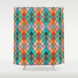 Diamond Shower Curtain