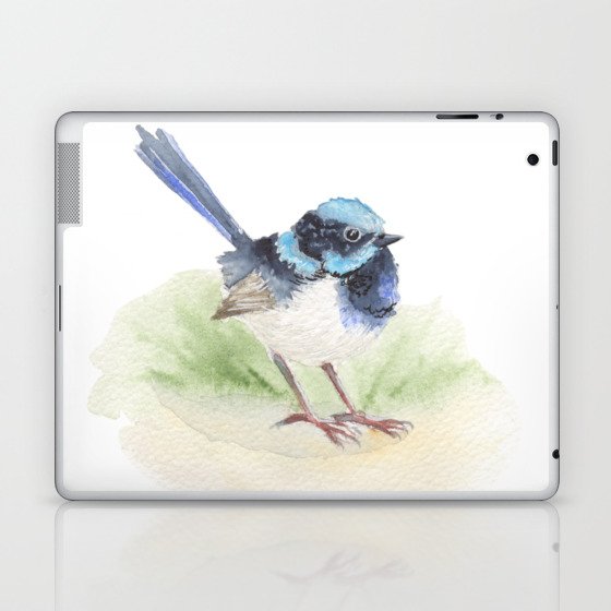 Superb Fairy Wren Laptop & iPad Skin