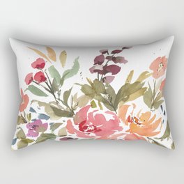 Scattered Florals Rectangular Pillow