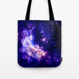 indigo galaxy : Celestial Fireworks Tote Bag