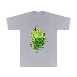 Green Roses T Shirt