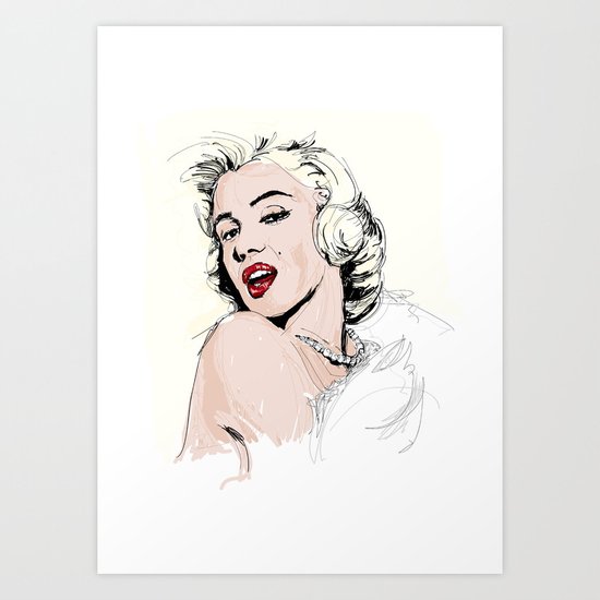 Marilyn Monroe Art Print