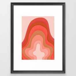 "Desert Stone" Abstract Framed Art Print