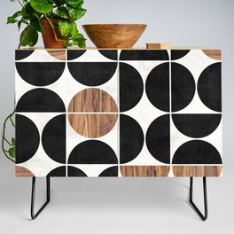 Mid-Century Modern Pattern No.1 - Concrete and Wood Credenza