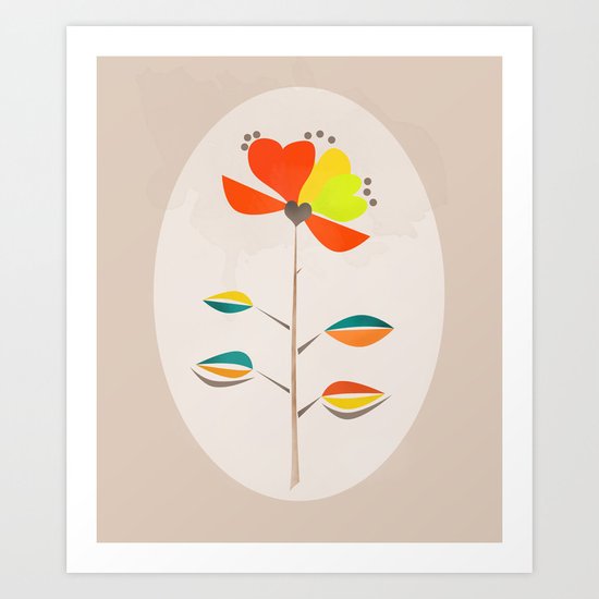 Fantasy . Flower . Art Print