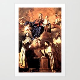 Our Lady Of Mount Carmel Art Print