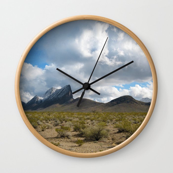 a shard in the desert Wall Clock