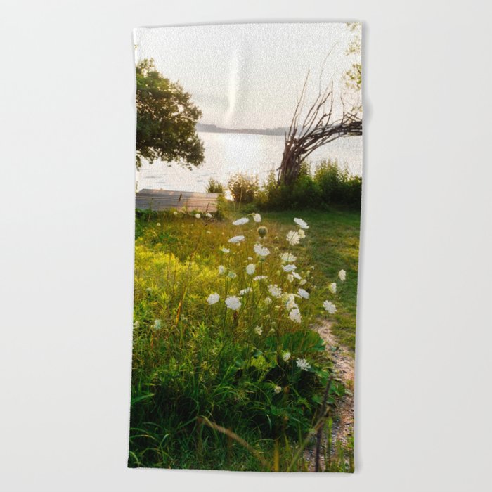 Wanderlust and the nature - Scenic landscape - Travel photography Beach Towel