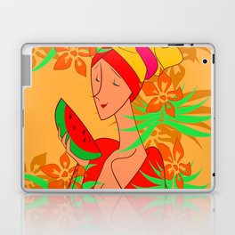 Tropical lady Laptop & iPad Skin