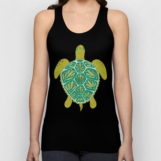 Green Sea Turtle Unisex Tank Top