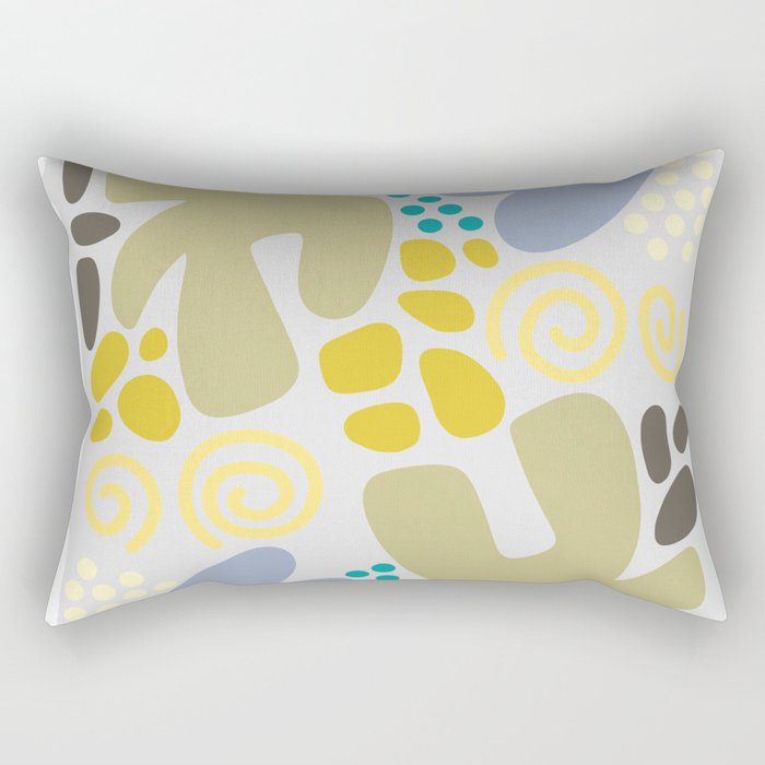 Abstract vintage colors pattern collection 9 Rectangular Pillow