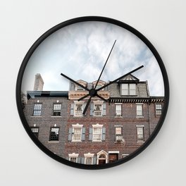 Rittenhouse Colonial Living Wall Clock | Building, Living, Sky, Philly, Fall, Georgian, Colonial, Digital, Photo, Architecture 