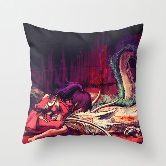 Bleed Throw Pillow