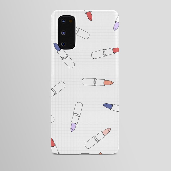 lipstick pattern Android Case