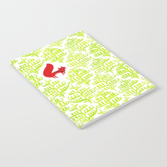 Damask forest pattern Notebook