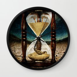 Sands of Time ... Memento Mori Wall Clock