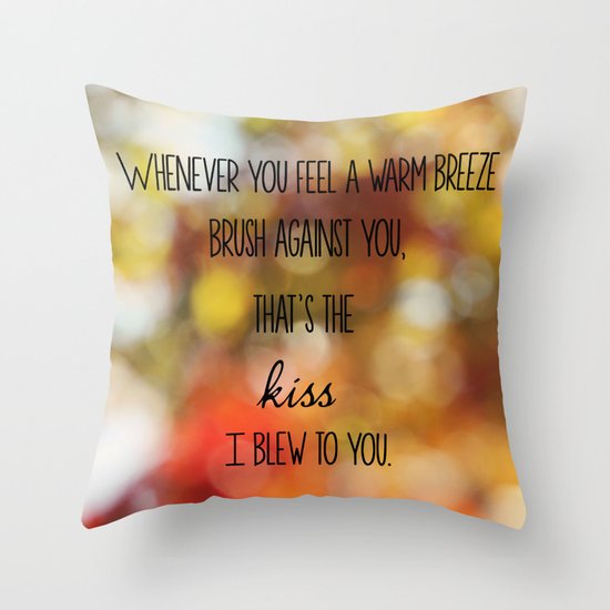 Warm Breeze Throw Pillow