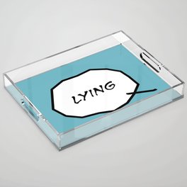 Lying Cat Acrylic Tray