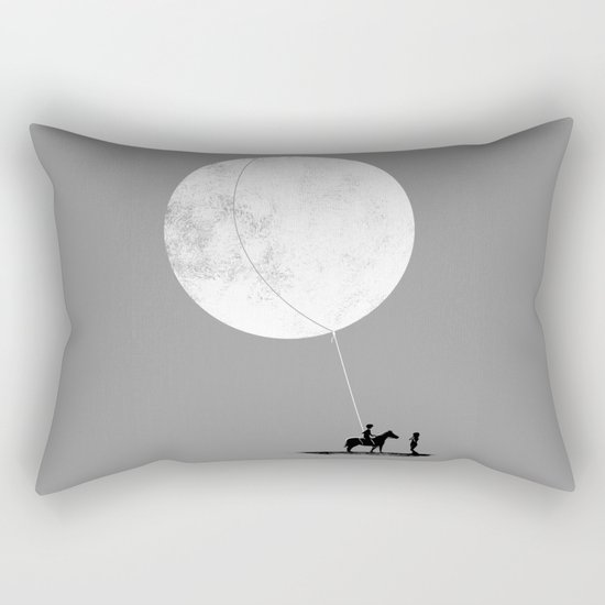 do you want the moon? Rectangular Pillow