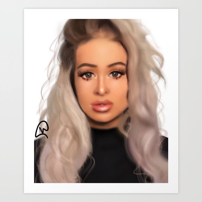 Tana Mongeau Art Print By Thecarolinewood Society6