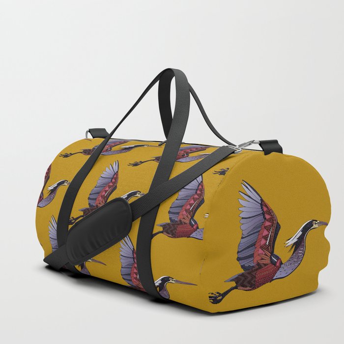 Agami heron gold Duffle Bag